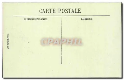 Tours (Loire-et-Loire) — Hotel Gouin, rue du Commerce, n° 35 — I.L. — Verso