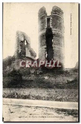 Ruínas do castelo de Barba Azul em Champceux — Environs d'Ancenis — Librairie Beron, Ancenis
