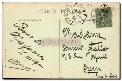 Mayenne — O Cruzeiro do Parvis Notre-Dame — Cliché Heil — Verso