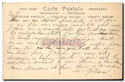 A Mayenne em La Vallée — pescadores à beira d'água — editor J. HOC, n°75 — Verso