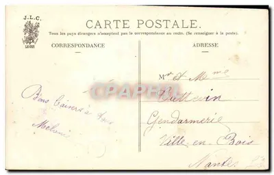 Interior de uma Pousada — J.L.C. — Verso