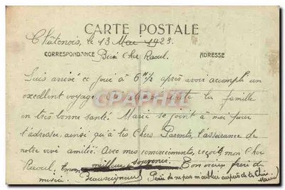 Belfort - El Arsenal y el Castillo — Ediciones del General Châtenois, n°48 — Reverso