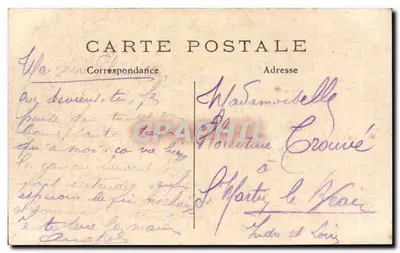 Verdun — Porte Chaussée — Wydawca nieznany — Rewers