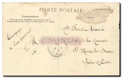 O Palácio de FONTAINEBLEAU, visto do Parterre — edição não identificada, n° 181 — Verso
