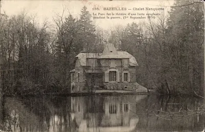 Bazeilles — Chalet Nanquette — A paisagem foi o cenário de uma luta sangrenta (1º de setembro de 1870)