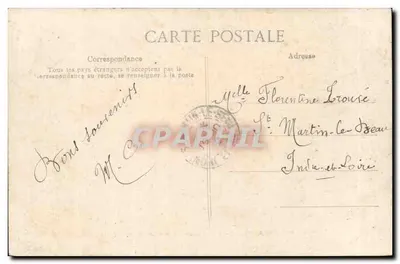 Palazzo di FONTAINEBLEAU — Camera da letto di Madame de Maintenon — B.P.D. n°273 — Verso