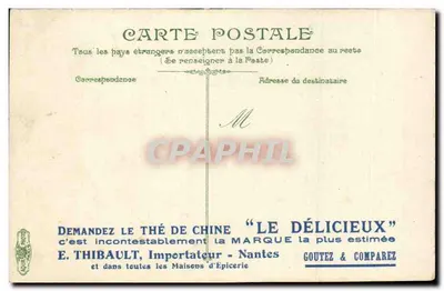 Nantes - Museu de História Natural — editor LVSC, n° de série 3481 — Verso