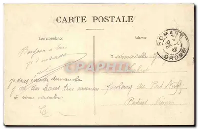 Walia rzeki Bourne (Isère) — Widok wykonany z mostu Goule Noire — Wydawca: Borden Automobiles & Imprimeurs — Rewers