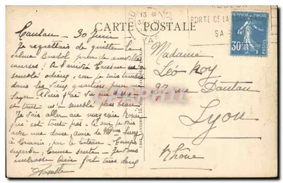 Toulon — Piazza della Libertà — editore Laugier — Verso
