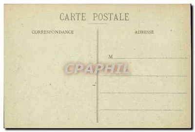 Reims in de jaren van bombardementen 1914-18 — De Poort Mars — Collectie G. Dubois, Reims — Achterkant