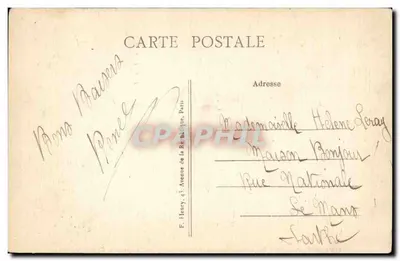 Paris (XIX°) — Parque das Buttes-Chaumont (Artístico) — O Ponte de Tijolos, chamado de Ponte-Fatal — Verso