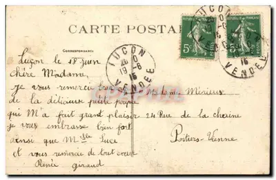 Lugon (Vendée) - Publiczny ogród - Wyspy — Wydawnictwo V. Gourand — Rewers