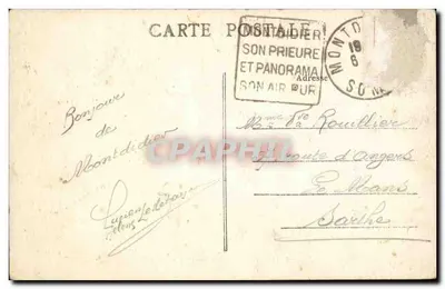 Montdidier — O Cemitério Militar — Edit. Paul Fafet — Verso