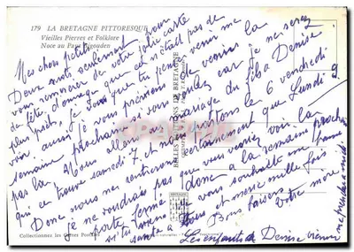 Noiva no País Bigouden — Pedras Velhas e Folclore — Edições da Bretanha — Verso