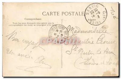 Le Havre — Eclusa do Ponte Nossa Senhora da Misericórdia — Editor E. D. n°187 — Verso