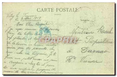Belfort — La Miotte — wieża z kamienia z żołnierzem — Wydawnictwo E. Mayer, Belfort, nr 320 — Rewers