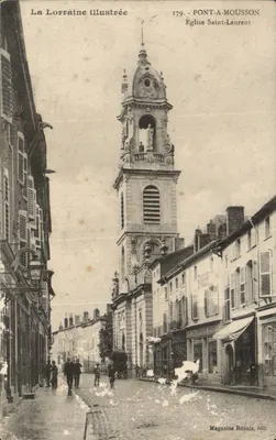 PONT-A-MOULSON — Igreja de São Lourenço — Magasins Réunis, edição n°179