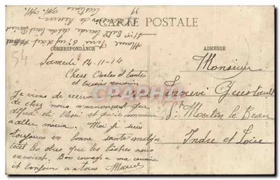 PONT-A-MOULSON — Igreja de São Lourenço — Magasins Réunis, edição n°179 — Verso