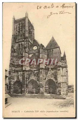 Meaux — Catedral do século XII — reprodução proibida