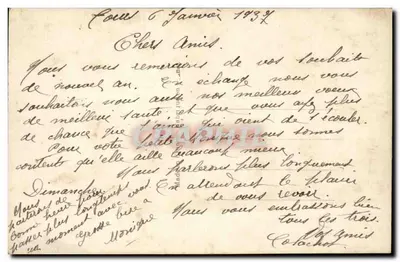 Petite Monique — retrato de menina — DEDE PARIS 807 — Verso