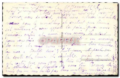 Mulher jovem sorridente — com buquê de flores — JC Paris n° 547/1 — Verso
