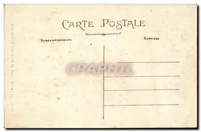 COGNAC — Ponte e Cachoeira do Jardim do Palácio de Vila — editor Monville & Dalloz — Verso