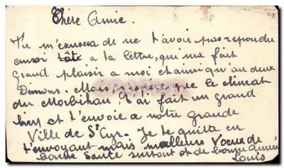 Arranjo de violetas e mimosa — paisagem invernal — editor e número de série não legíveis — Verso