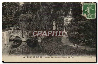 Louveciennes — Antigo ponte levadiça do castelo do Pont — ELD
