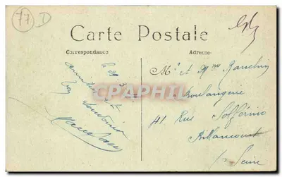 La Ferté-sous-Jouarre — Vue d'Ensemble prise vers l'Est de la Ville — Cliché Bonny, tabac — Verso