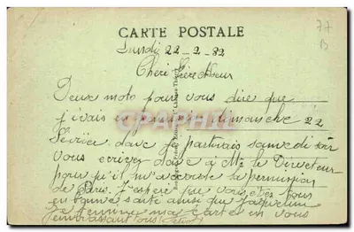 Lagny (S. et M.) - Les Bains — Wydawca J. B. — Rewers