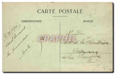 Moret-sur-Loing (S.-et-M.) — Stara dom (XVe wieku) — Wydawca nieznany — Rewers