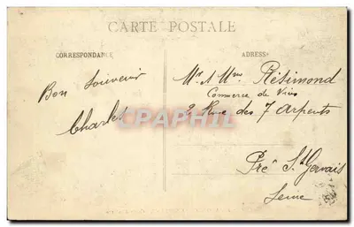 Avon-Fontainebleau — Campo de Infantaria — Editor não identificado, n° 296 — Verso