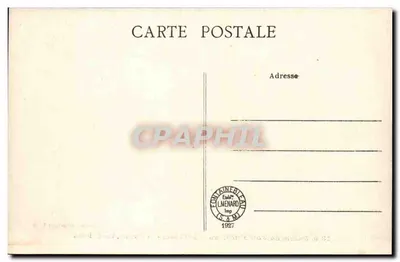 Palácio de Fontainebleau — O Castelo e o Parterre, vistos do Bréau — Coleção Artística L. M. — Verso