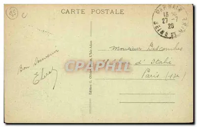 Isle Adam - La Plage - L'Heure du Léger - Edizione G. Olivier, n°117 — Verso
