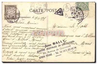 Bois de Vincennes — O Pequeno Riu do Lago de St-Mandé — G. I. n°286 — Verso
