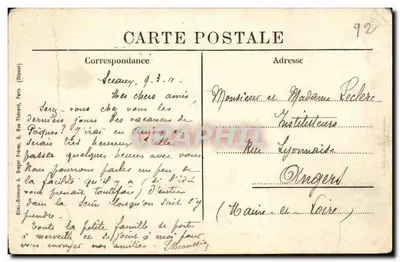 Robinson - Le Vrai arbre — Restaurant fondé en 1846 — Mancel, Bazar — Verso