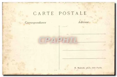 Rochers e Cascate di CERNAY-LA-VILLE (S.-et-O) — E.M. — n° 2174 — Verso