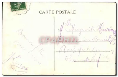 Saint-Savinien-sur-Charente — Place des Halles — wydanie B. Bellamy — Rewers