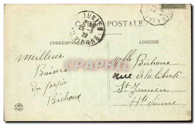 Saint-Savinien — Pozostałości klasztoru Augustynów — Cl. Le Guiastrénnee, wyd. — Rewers