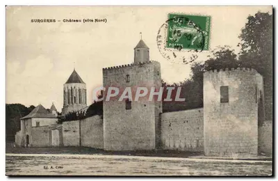 Surgères — Castelo (lado Norte) — Ed. A. Côte