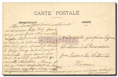 Canton de Surgères — Estudo no Parque de Boisfontaine — R.B.L.R. - 1944 — Verso