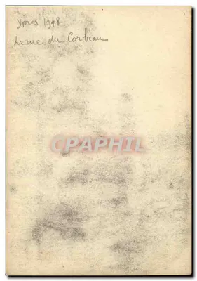 Widok ulicy Corbeau — ok. 1948 — bez wydawcy i nieczytelny numer serii — Rewers