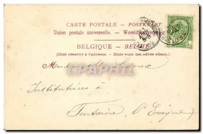 Trois-Ponts — Auberge das Ardennes P. J. Renard — editor não identificado — Verso