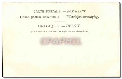 Atteïlage de chiens flamands — Le Procédé Verbal — G. Hermans, Anvers — Verso