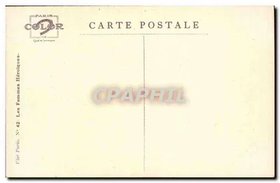 La Wallonne — Heroiczne Kobiety — Wydawca Paris Color, n° 42 — Rewers