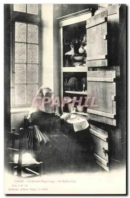 Gand - Le Grand Béguinage - Au Refectoire — Série I N° 2/2, Éditeur Albert Sugg. à Gand