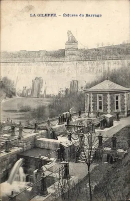 La Gileppe — Escadas do Barragem — Edição N. C. T., Verviers