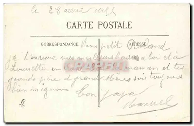 Um attelage de metralhadora — Bélgica — editor desconhecido, n° 463 — Verso