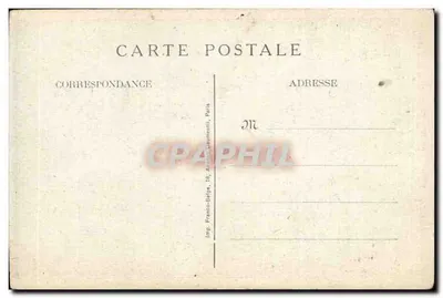 Refugiada belga — Mineradora de Charleroi — Editor A.H. Paris — Verso