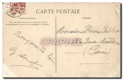 Pensionnat Passy-Froyennes Belgique — Refectoire de la 1ère Division — Hélio, E. Le Daley, Paris — Verso